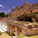Site maya d'Uxmal, État du Yucatan, Mexique.