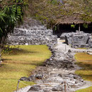 Site maya de San Gervasio, Île de Cozumel, Mexique.