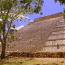 Site maya d'Uxmal, État du Yucatan, Mexique.