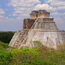 Site maya d'Uxmal, État du Yucatan, Mexique.