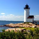 Phare "Annisquam", Wigwam Point, près de Gloucester, Massachusetts