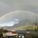 Nur selten Regenschauer, dafür mit tollen Regenbögen