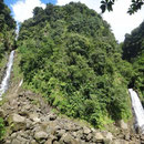 Trafalgarfalls, eine der höchsten Wasserfälle Dominicas