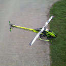 Stefan`s 700er Goblin in Startposition