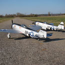 P-47 Thunderbolt Staffel kurz vor dem Takeoff