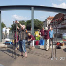 ...und schon wurde wieder abgebaut.