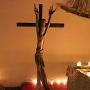 Jesus am Kreuz und Auferstehung