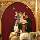 Pfarrerin Seniorin Mag. Verena Groh (evang. A.B.) & Pfarrer Pater Asaad Shenouda (kopt.-orth)
