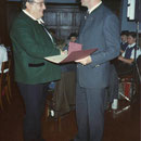 Feier zur Eröffnung des Lainerhofes und zur Ehrung von Horst Deutl mit dem silbernen Stadtsiegel, 1987
