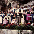 Fritz Schwärz beim Hellbrunner Volksliedsingen, 1986