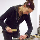 Bei der Arbeit, Foto: Triebler