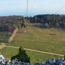 Blick Richtung Schattenberg wo man die letzten Schneereste sieht