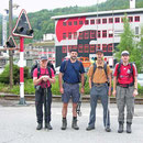 Start am Samstag, 20. Juni 2009 im vonRoll Areal in Balsthal zum Jurahöhenweg nach Genf  