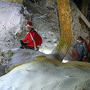 Durchstieg durchs Couloir auf den Schattenberg