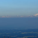 Nur Finsteraarhorn und Mönch (ganz rechts) sind zu sehen