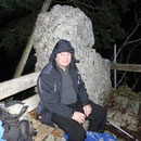 Alex geniesst die verdiente Wanderpause