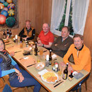 infolge Auffahrtslärm in der Gaststube (FC Attiswil) geniessen wir das Nachtessen im Chambre separee