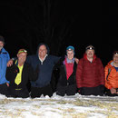 Gruppenfoto im Schnee