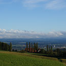 Nach dem heftigen Regen zeigt sich die Aussicht klar.