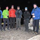 Wandergruppe 1 beim Pausenhalt auf dem Höchchrüz