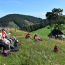Mittagspause bei der Mieschegg