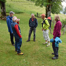 die zweite und die dritte Wandergruppe treffen ein