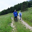 Ein Eilwanderer schliesst zu unserer Gruppe auf