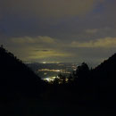 Blick vom unteren Brüggli ins erleuchtete Mittelland