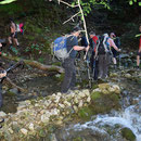 Ausnahmsweise mit etwas mehr Wasser im Bach