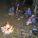 gemütliches Lagerfeuer
