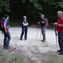 Lagebesprechung und kurze Trinkpause