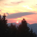 ... und fängt für uns den wunderbaren Sonnenuntergang ein :-)