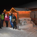 Vor dem Rückmarsch noch ein Gruppenbild vor der wunderschönen Weihnachtsdeko 