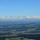 Blick vom Känzeli zu den Berneralpen