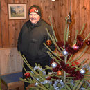 Das Deko-Team hat sogar einen Weihnachtsbaum geschmückt