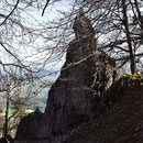 ein kleines Matterhorn am Wegrand