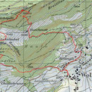 Karte mit der Route