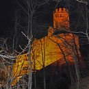 beleuchtete Burg