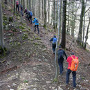 Auf den Rotgritfelsen beim Lauch