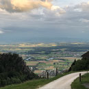 Blick vom Berggasthaus Bettlachberg ins Mittelland