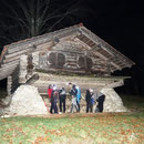 Der Rastplatz in Sicht, wunderbare Hütte in der Nähe der Schwängimatt