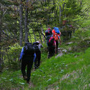 Aufstieg durch die Schlucht (Gschlif)