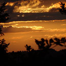 Sonnenuntergang ...