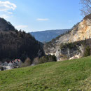 Blick zurück in die Klus von Gänsbrunnen