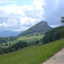 Letzter Blick zurück vom Hofbergli zu Rüttelhorn und Vorderer Schmiedenmatt  