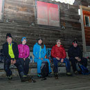 Gruppenfoto vor der Wannefluhhütte