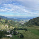 Blick zum mittleren Balmberg und ins Mittelland