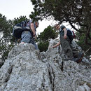 Nun gehts in die Felsen