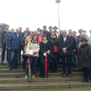 Industriekultur pur! Gruppe auf Phoenix West.