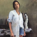 324 - Pau Marinello - Lea - Óleo sobre lienzo - 130x97